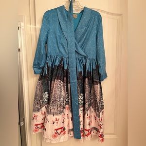 Lindy Bop Christmas in Central Park dress